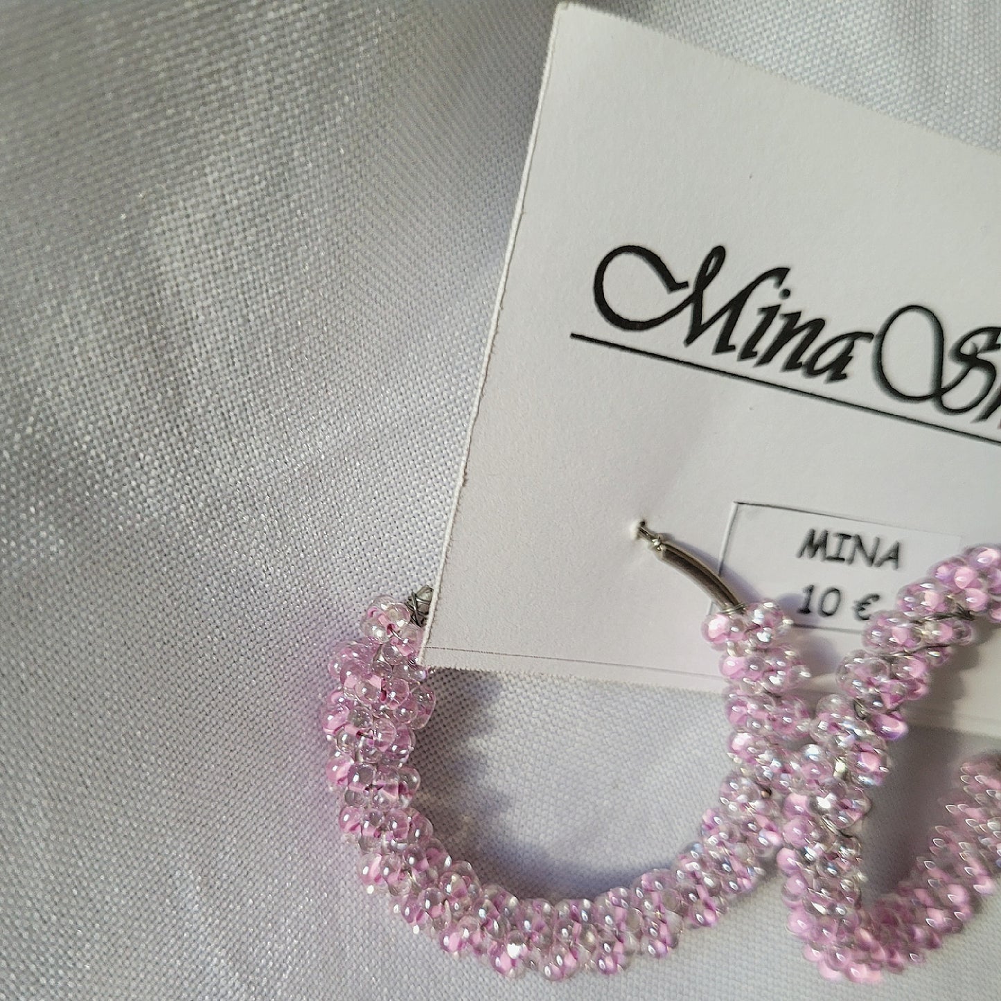 Mini Créoles Mina Rose Shiny