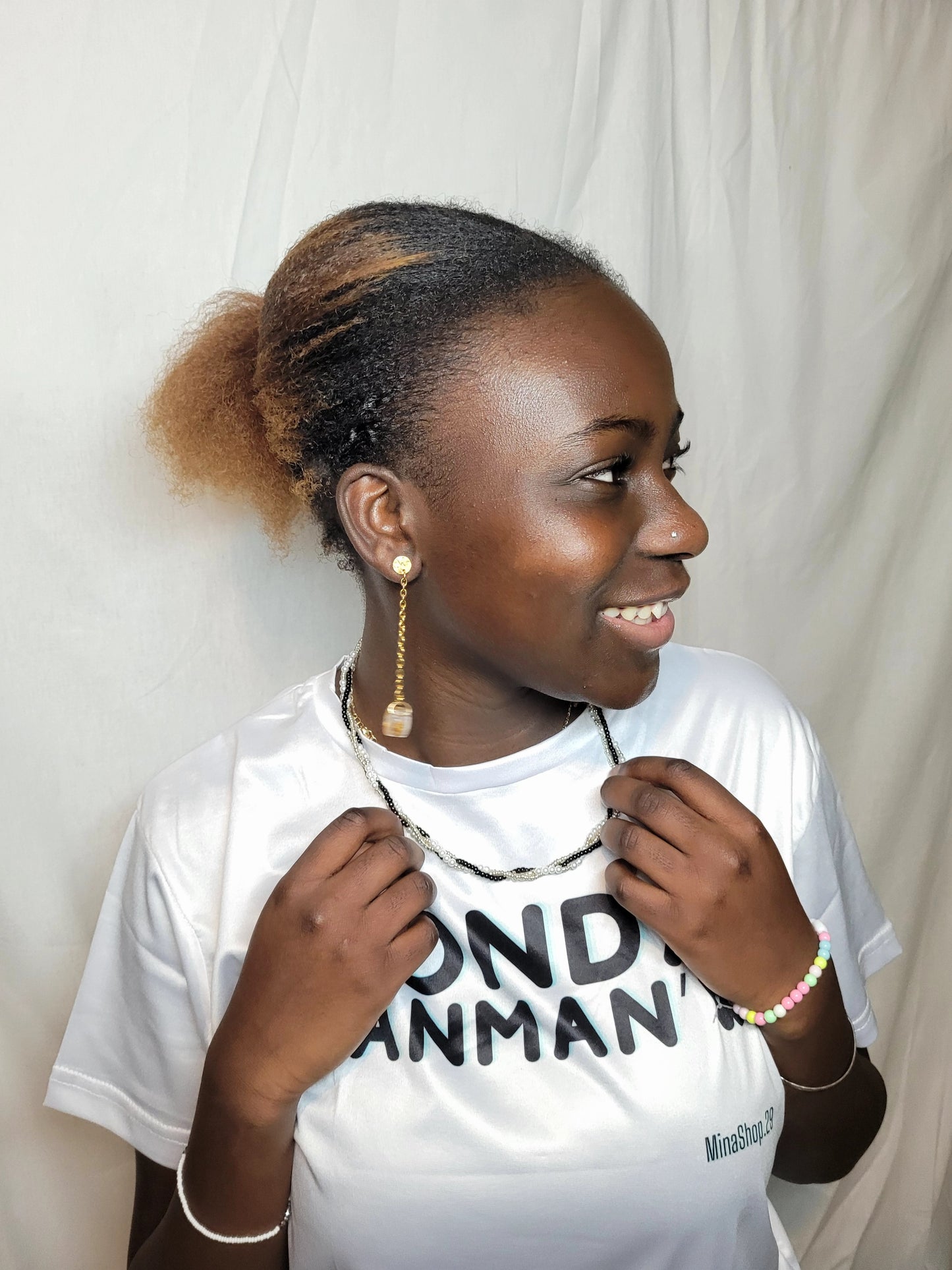 Tee-shirt Bonda manman'w Mixte