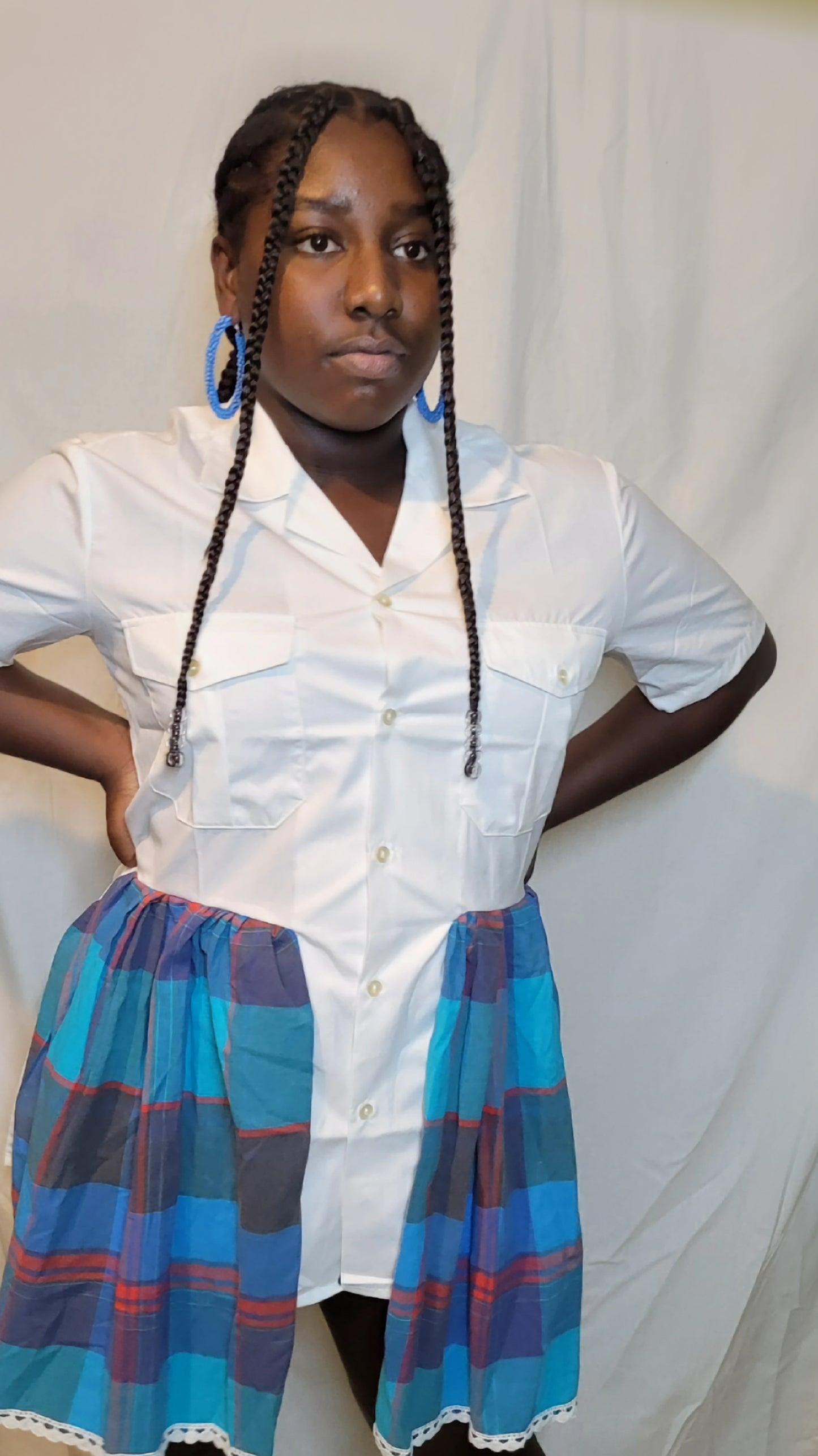 Robe Chemise Officier Madras