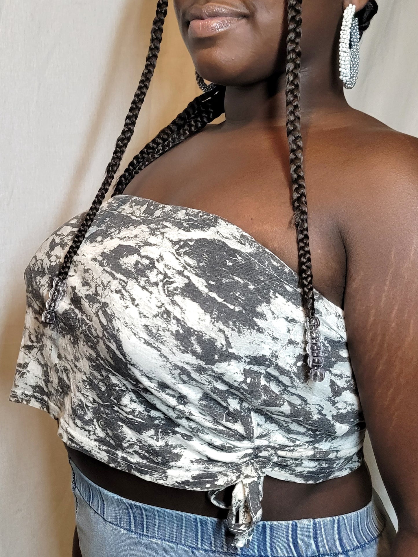 Bustier Liberto Noir et blanc