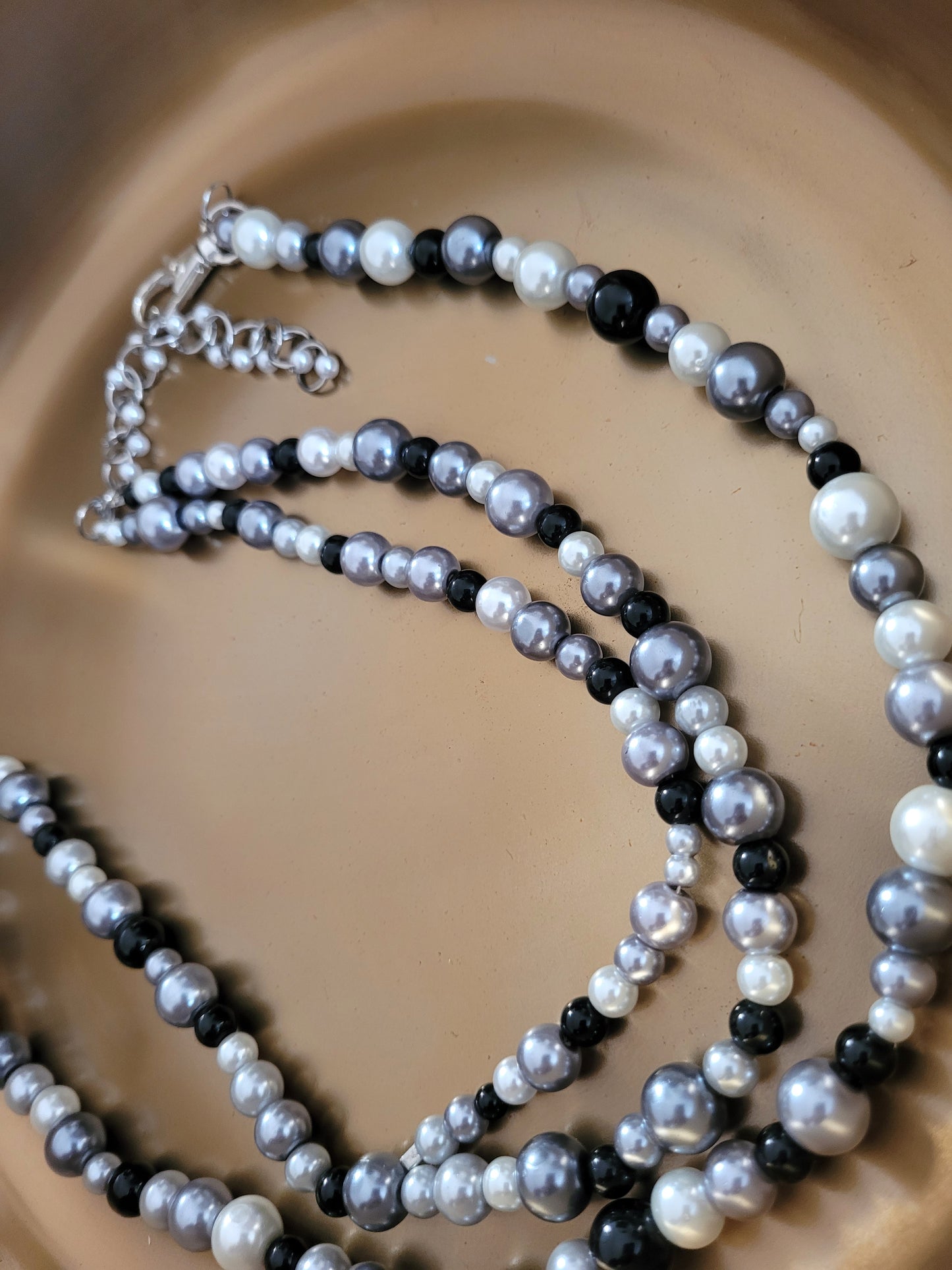 Ceinture perlée Classy Black