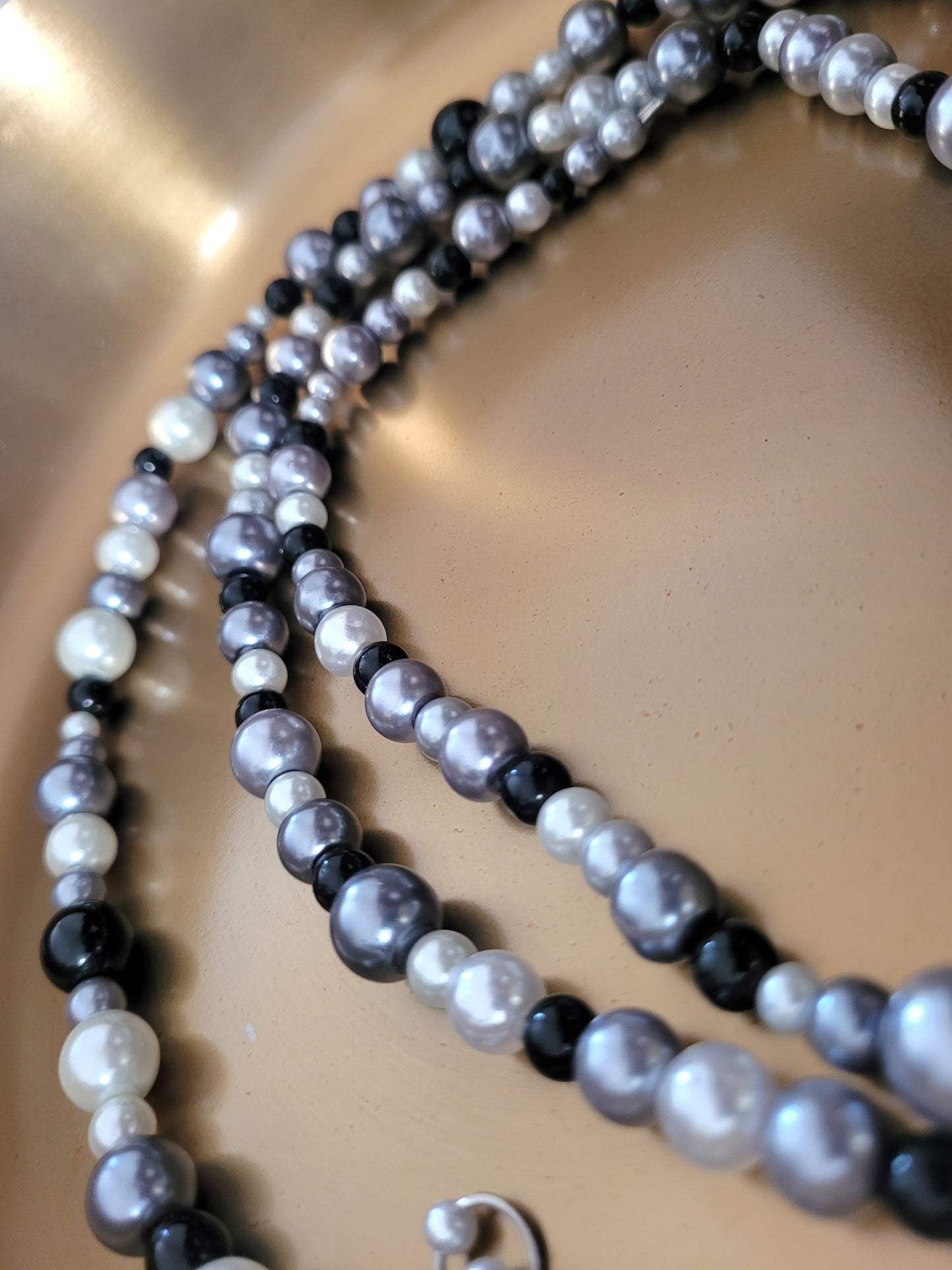 Ceinture perlée Classy Black