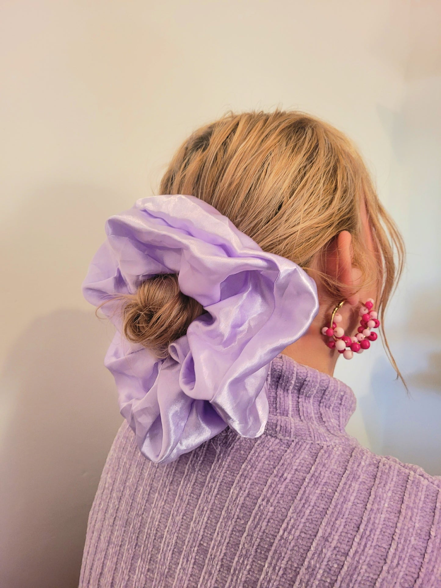 Maxi Chouchou lilas satiné