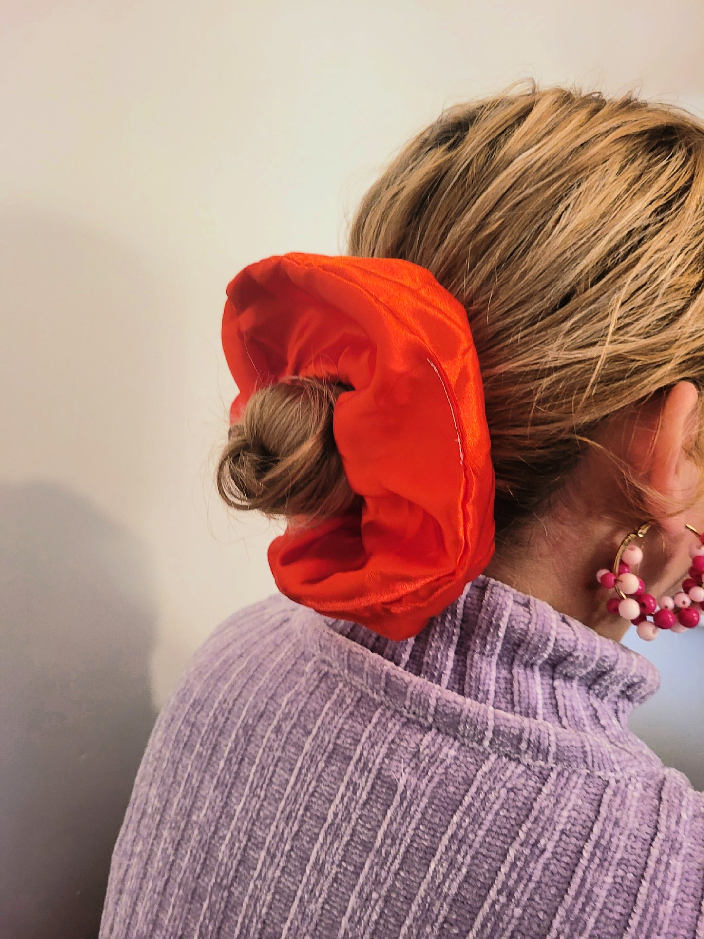 Chouchou rouge satiné