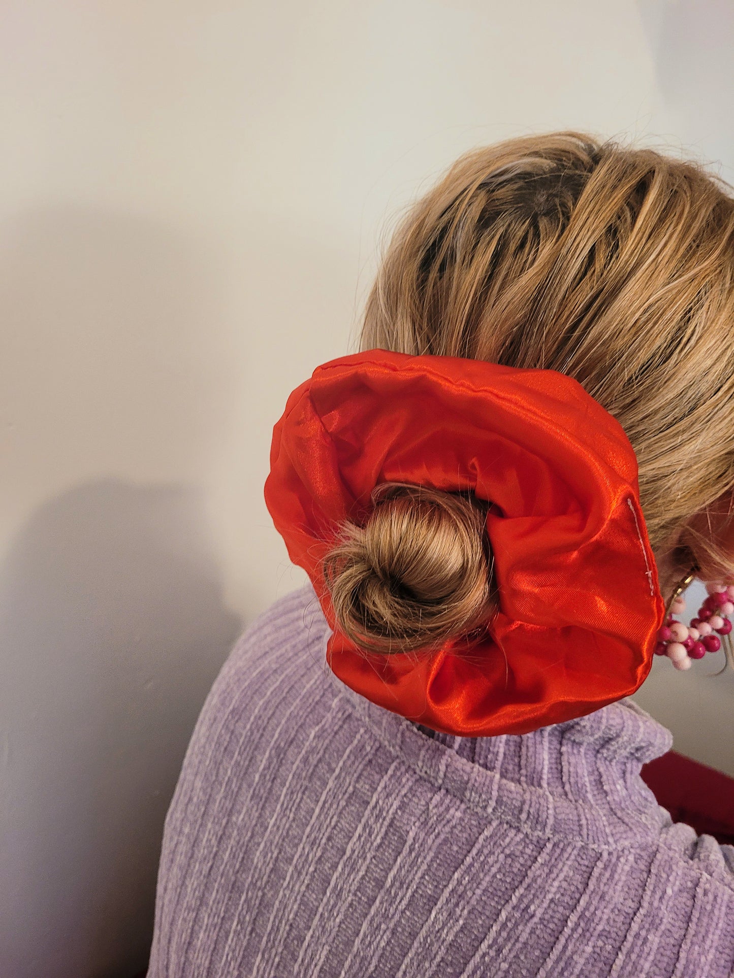 Chouchou rouge satiné