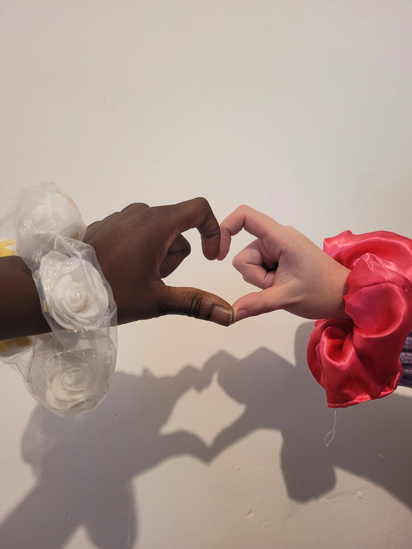 Chouchou organza fleuri