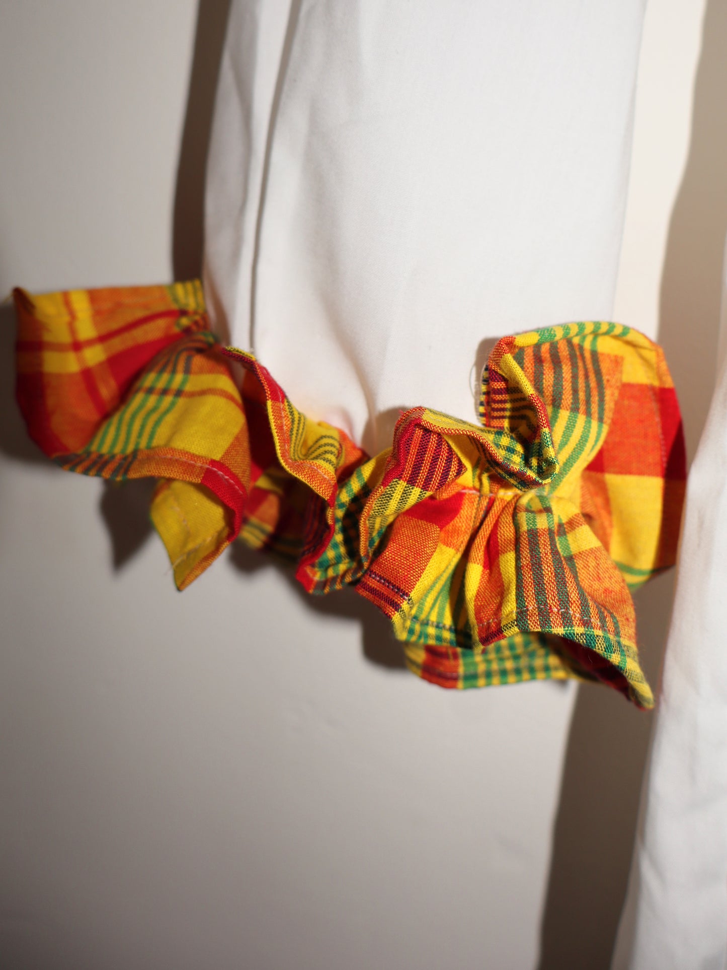 Chemise froufrous madras