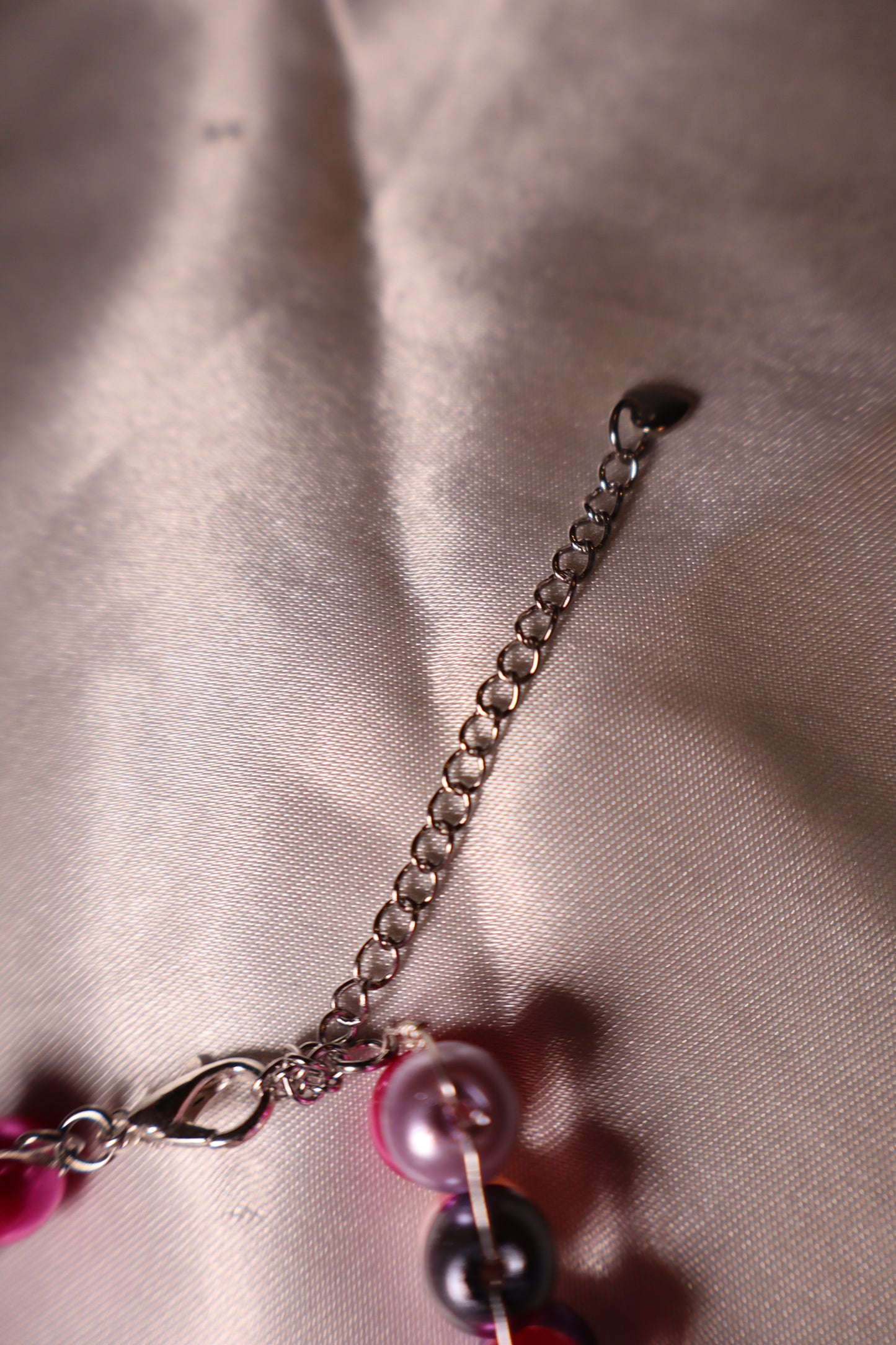 Bracelet tressé rose