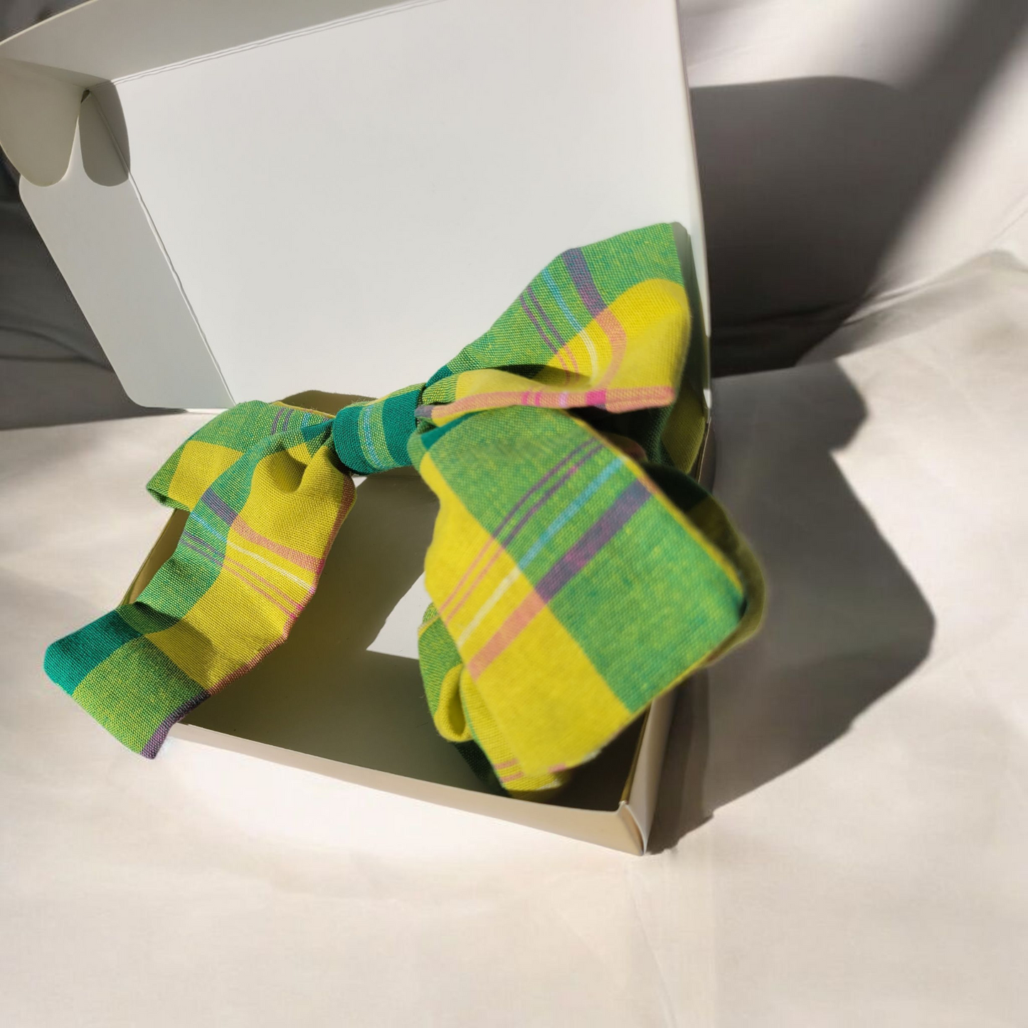 Box Madras vert
