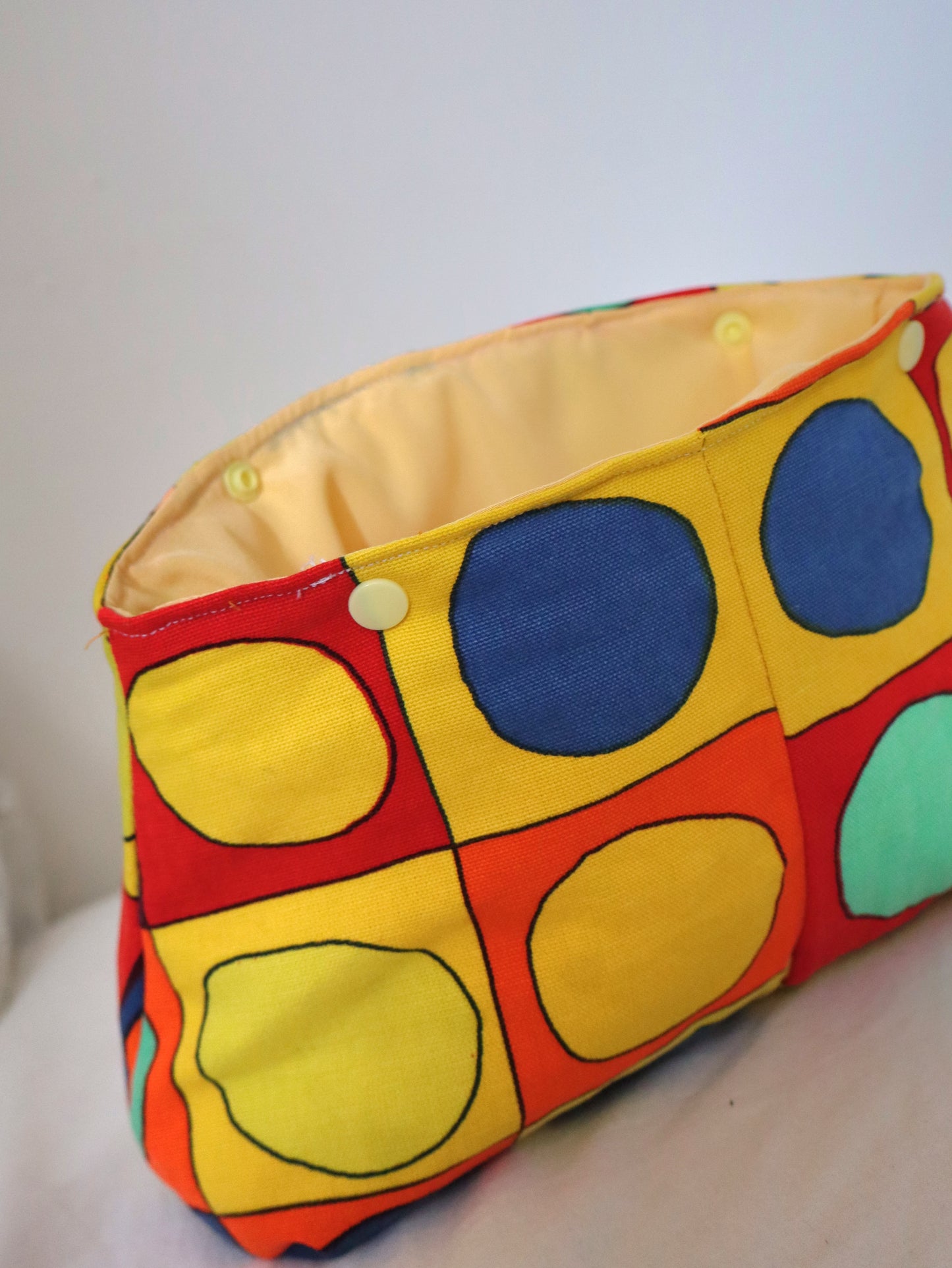 Pochette matelassée multicolore