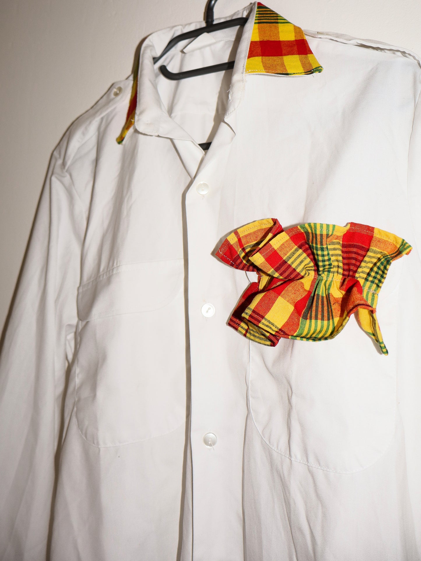 Chemise froufrous madras