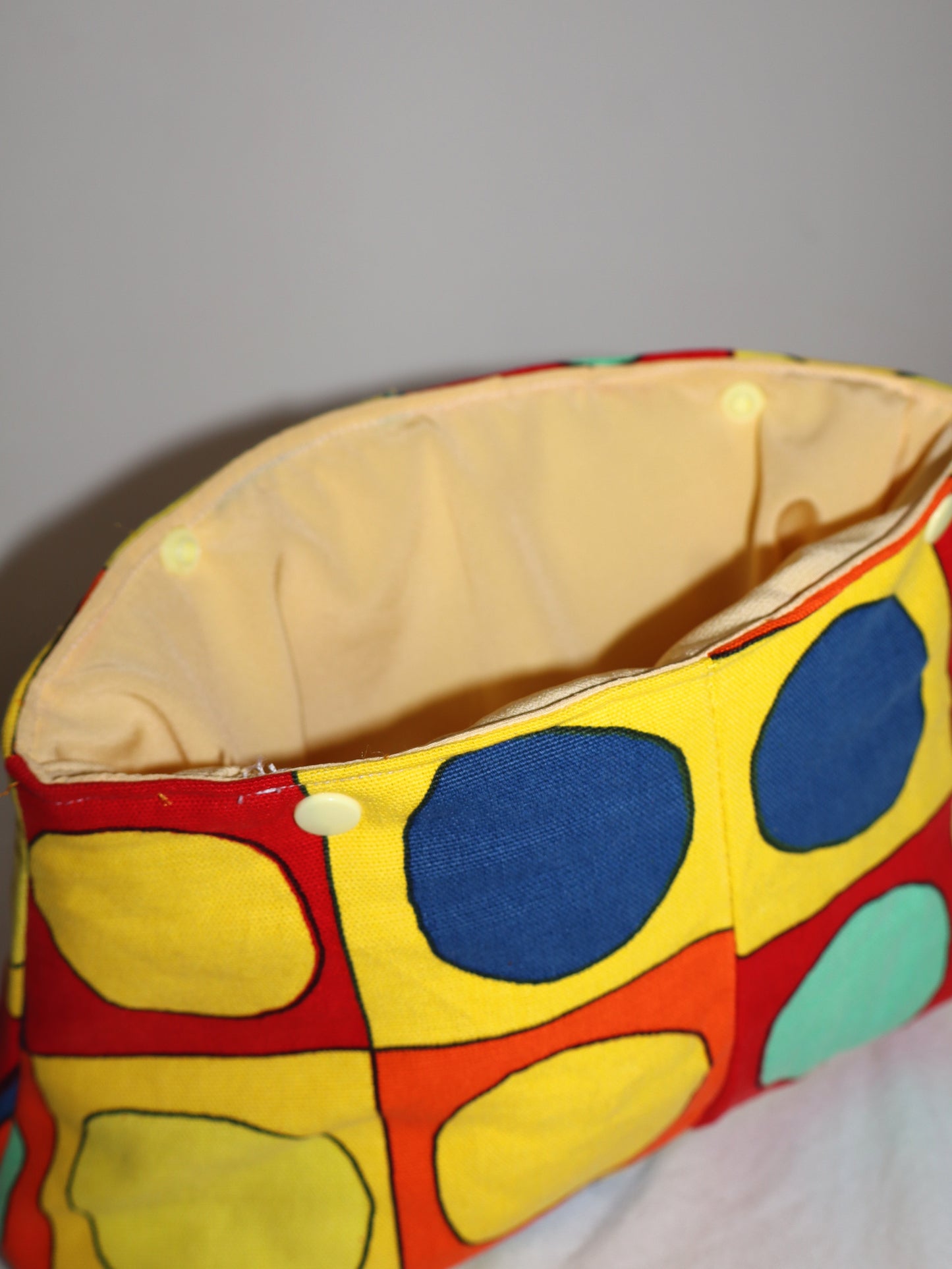 Pochette matelassée multicolore