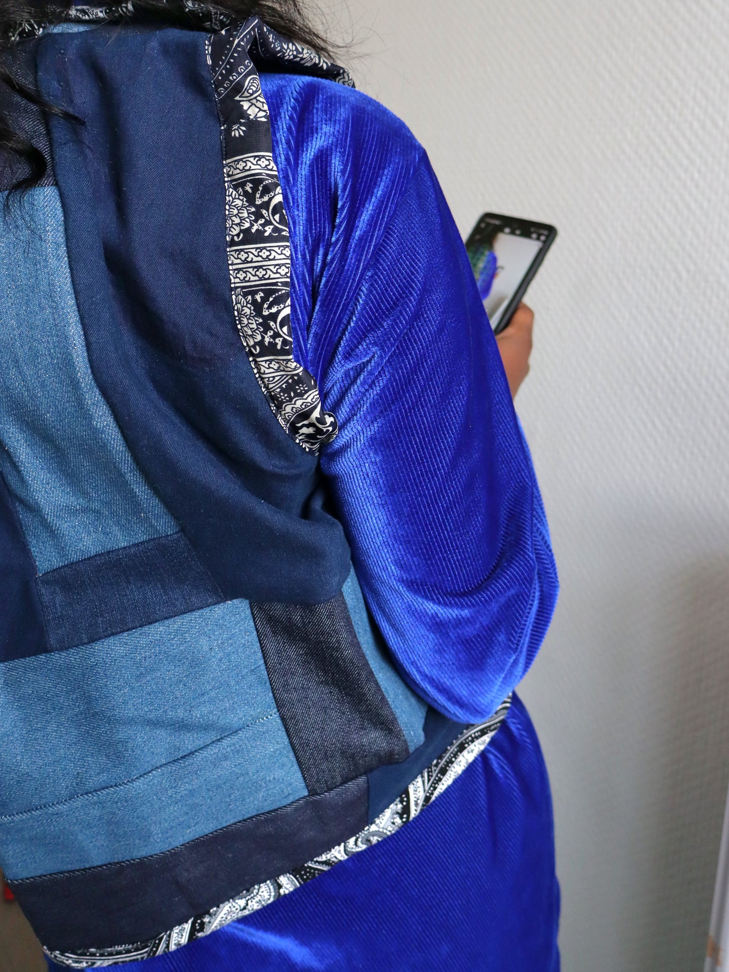 Gilet patchwork réversible
