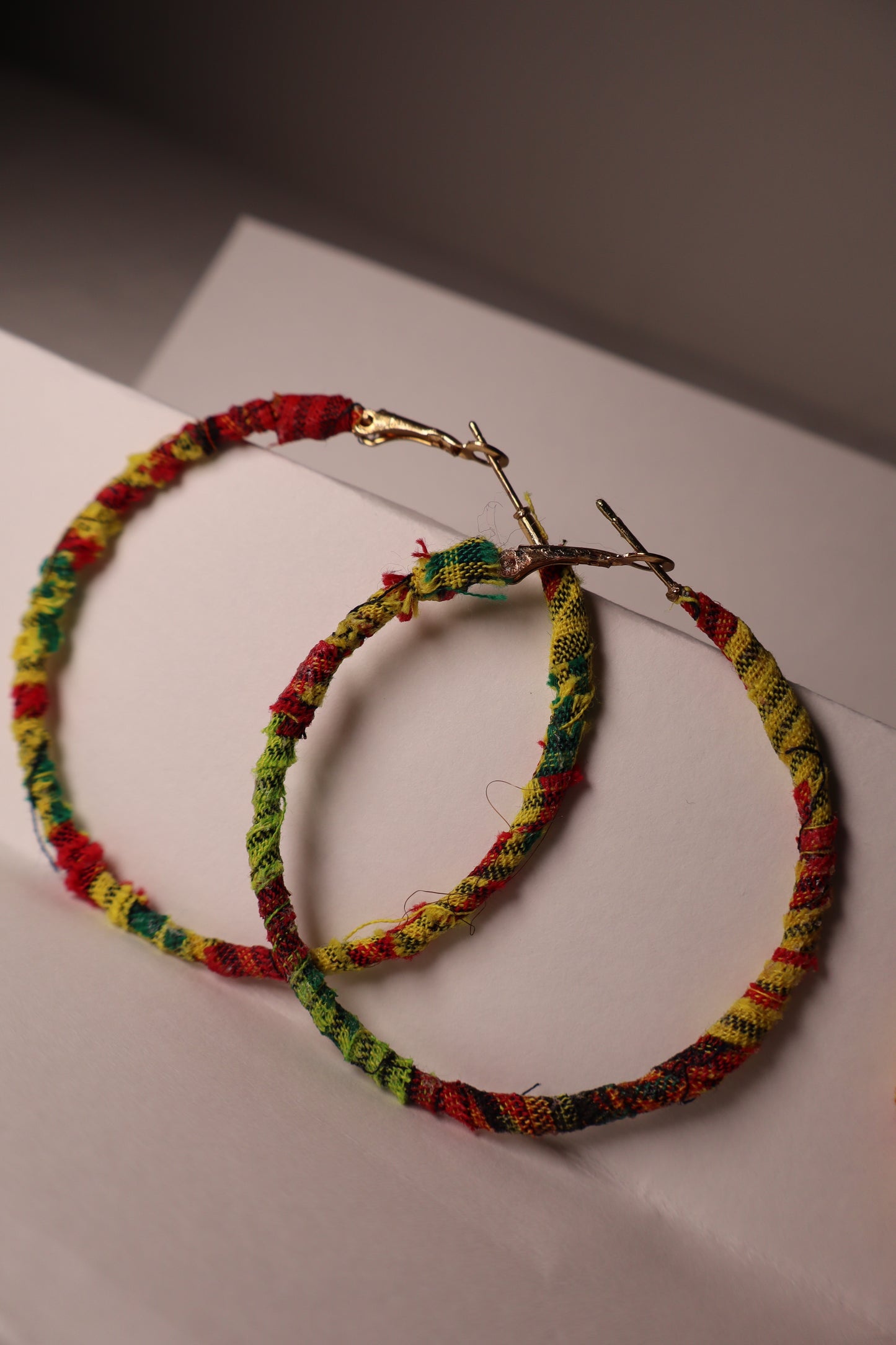 Créoles madras rouge