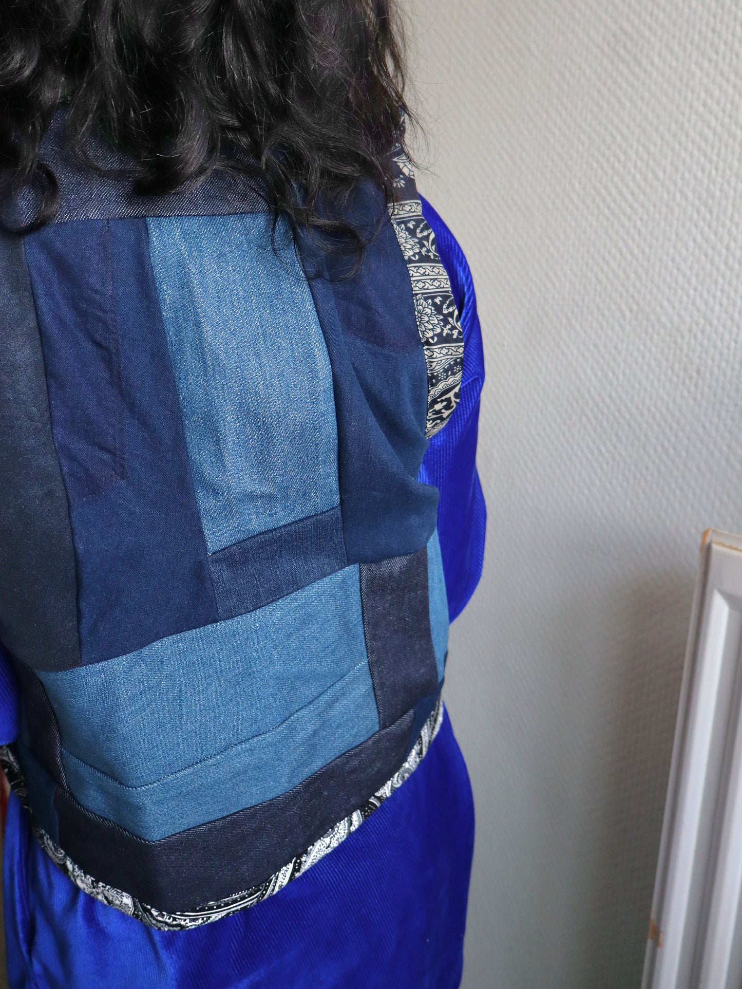 Gilet patchwork réversible