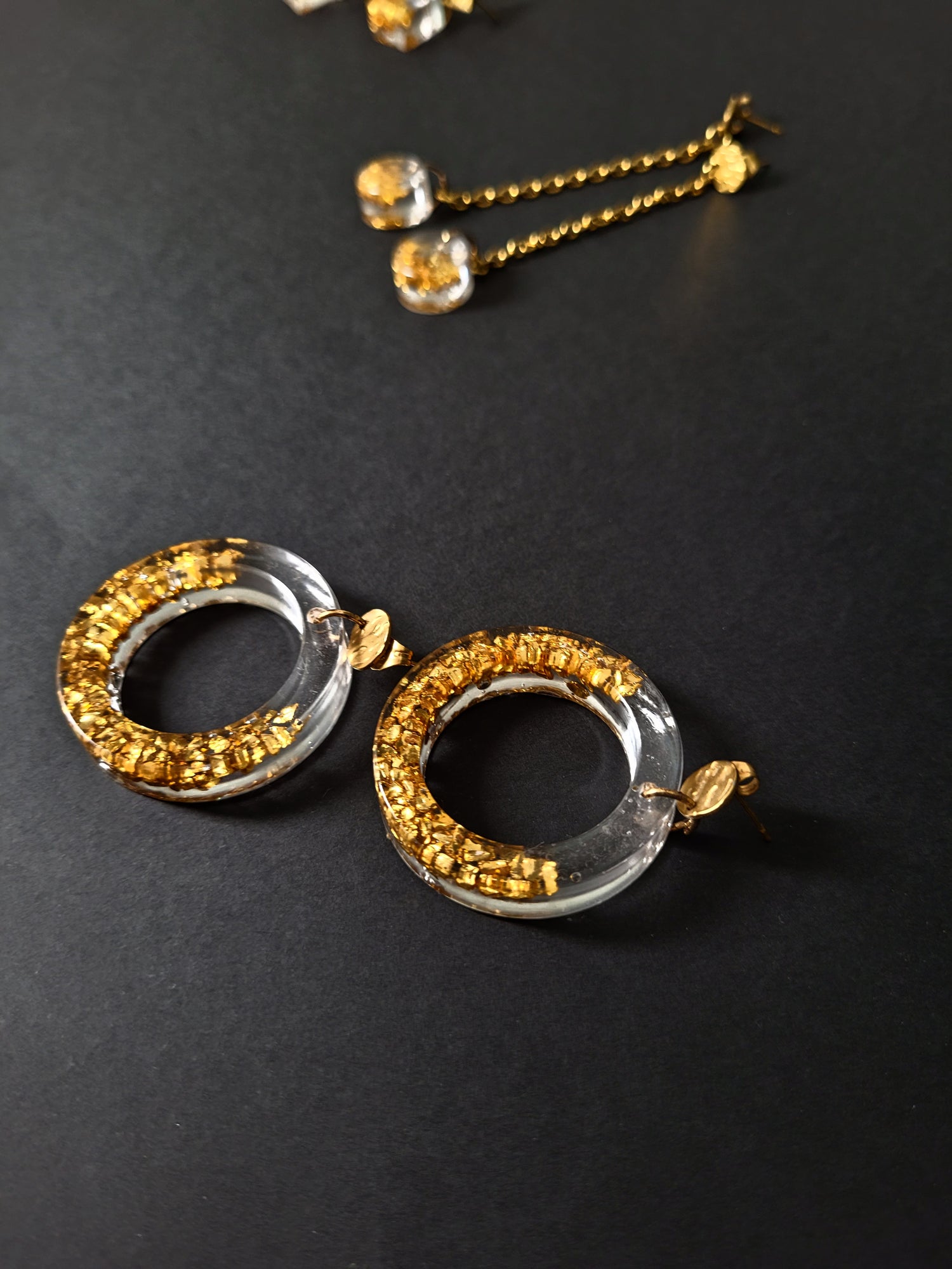Résine et Paillettes