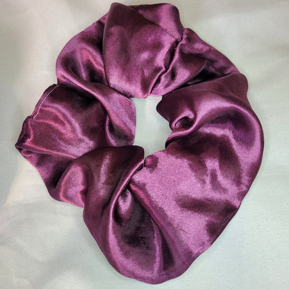 Chouchou violet satiné