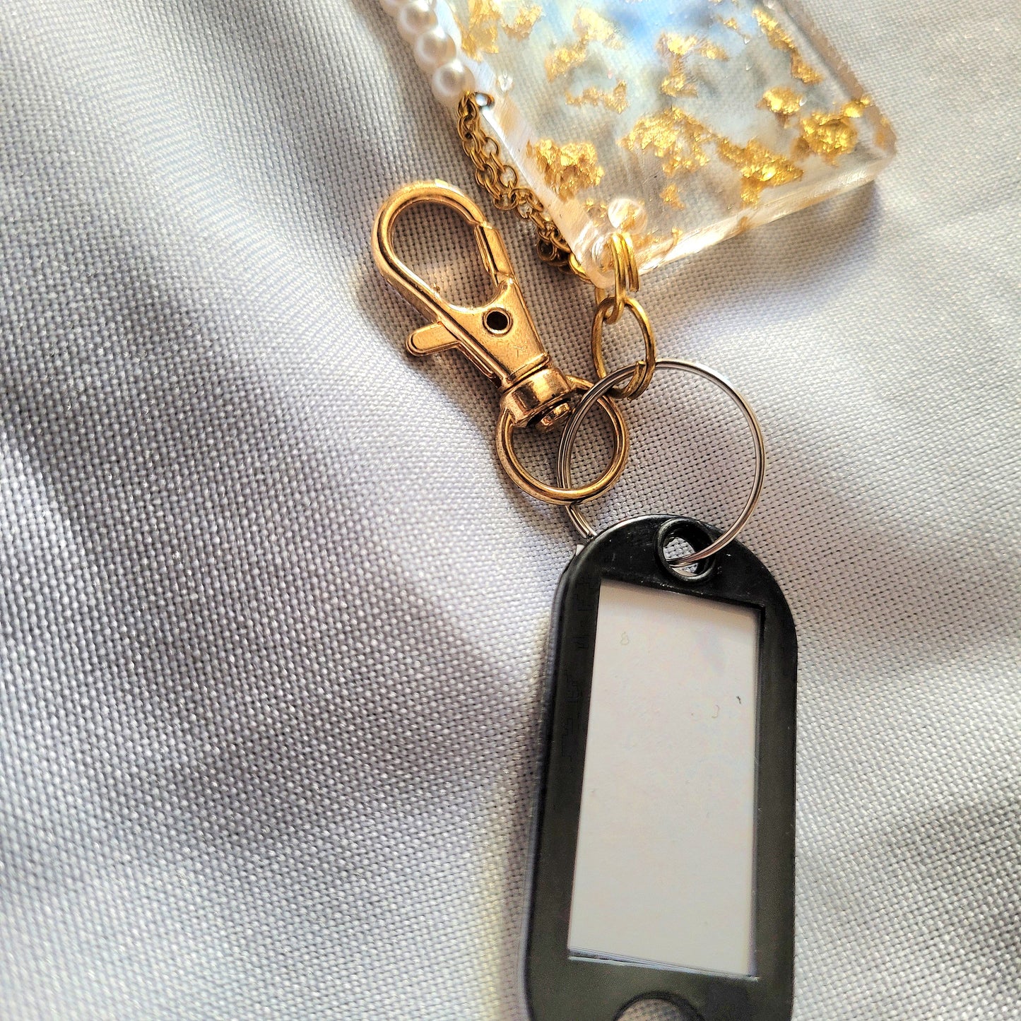 Porte-clef MP3 Gold en résine