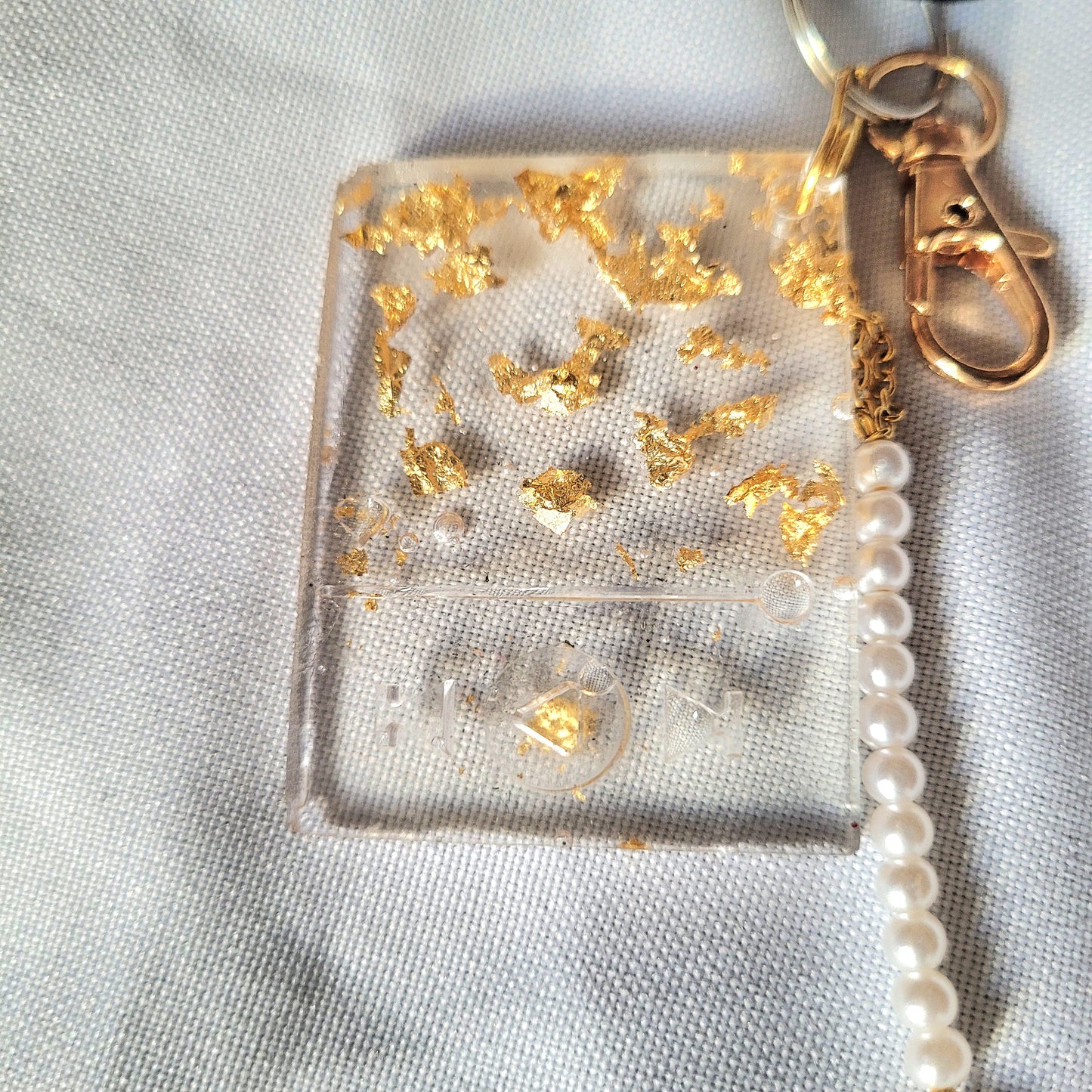 Porte-clef MP3 Gold en résine