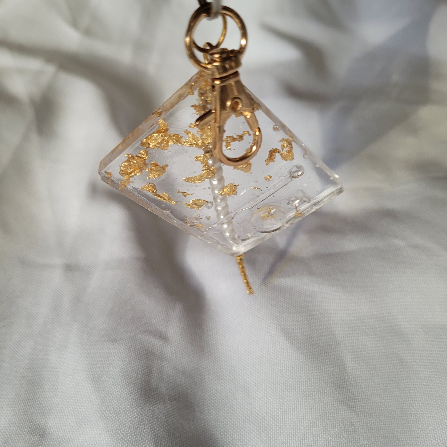 Porte-clef MP3 Gold en résine