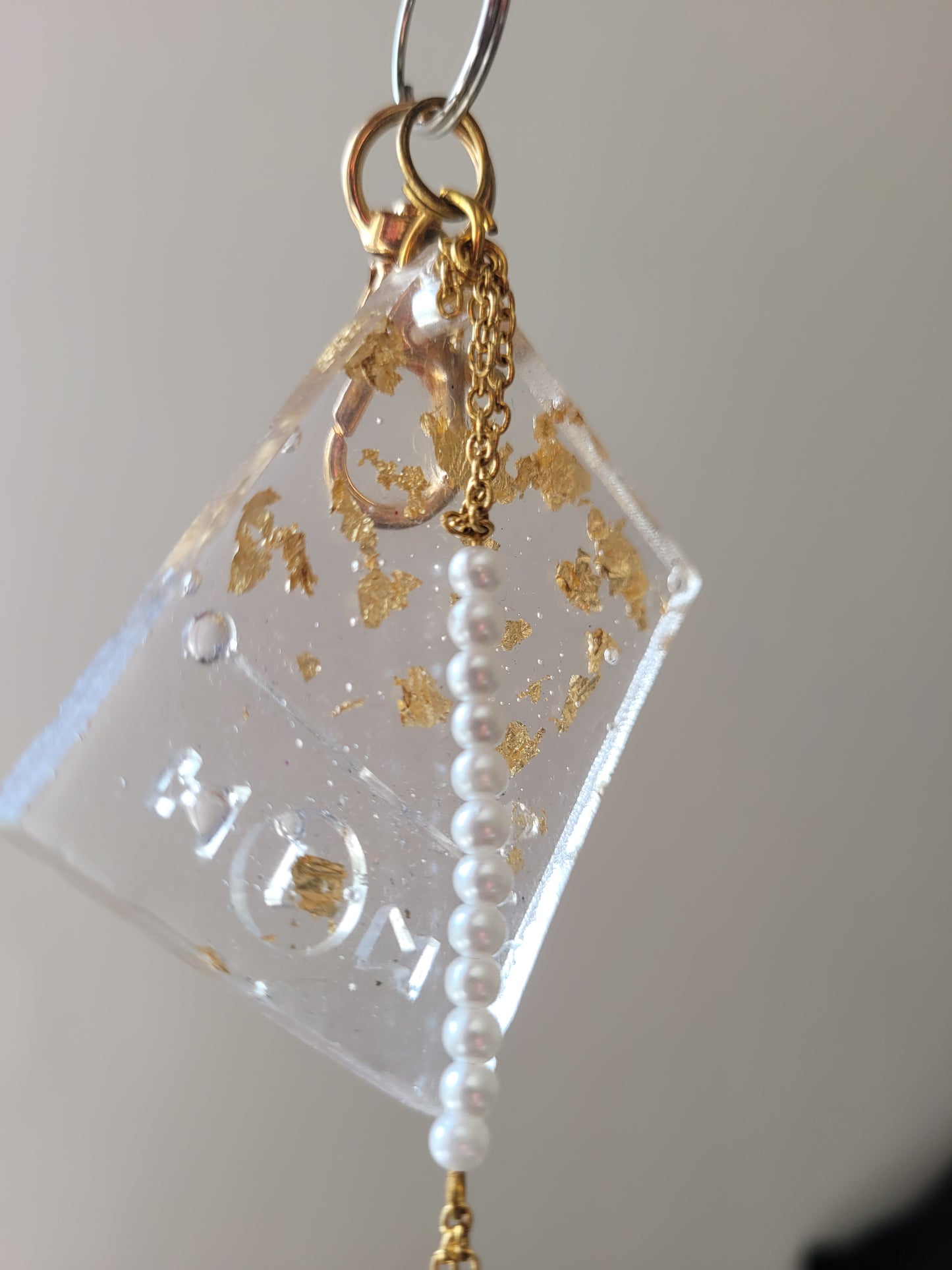 Porte-clef MP3 Gold en résine
