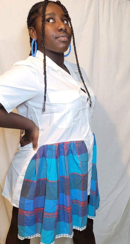 Robe Chemise Officier Madras