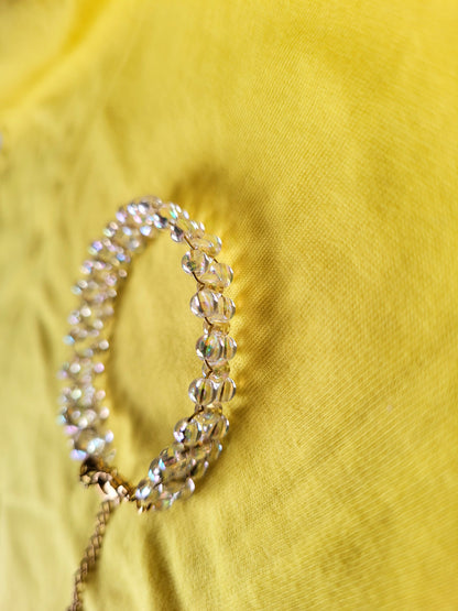 Bracelet irisé transparent