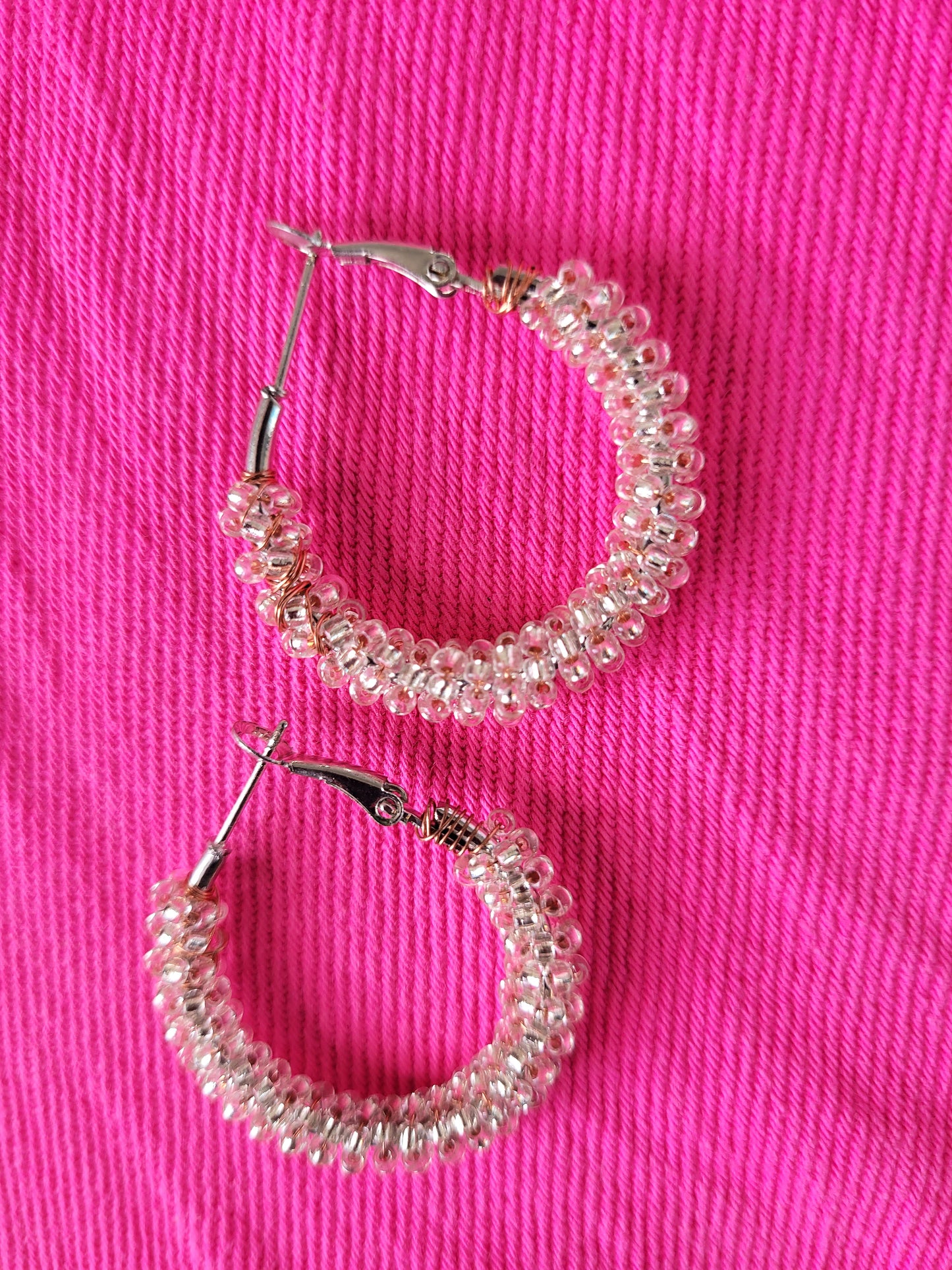 Mini Créoles Mina Shiny Argenté