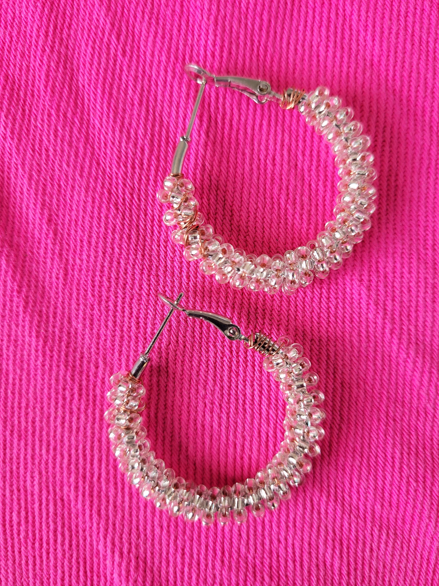 Mini Créoles Mina Shiny Argenté