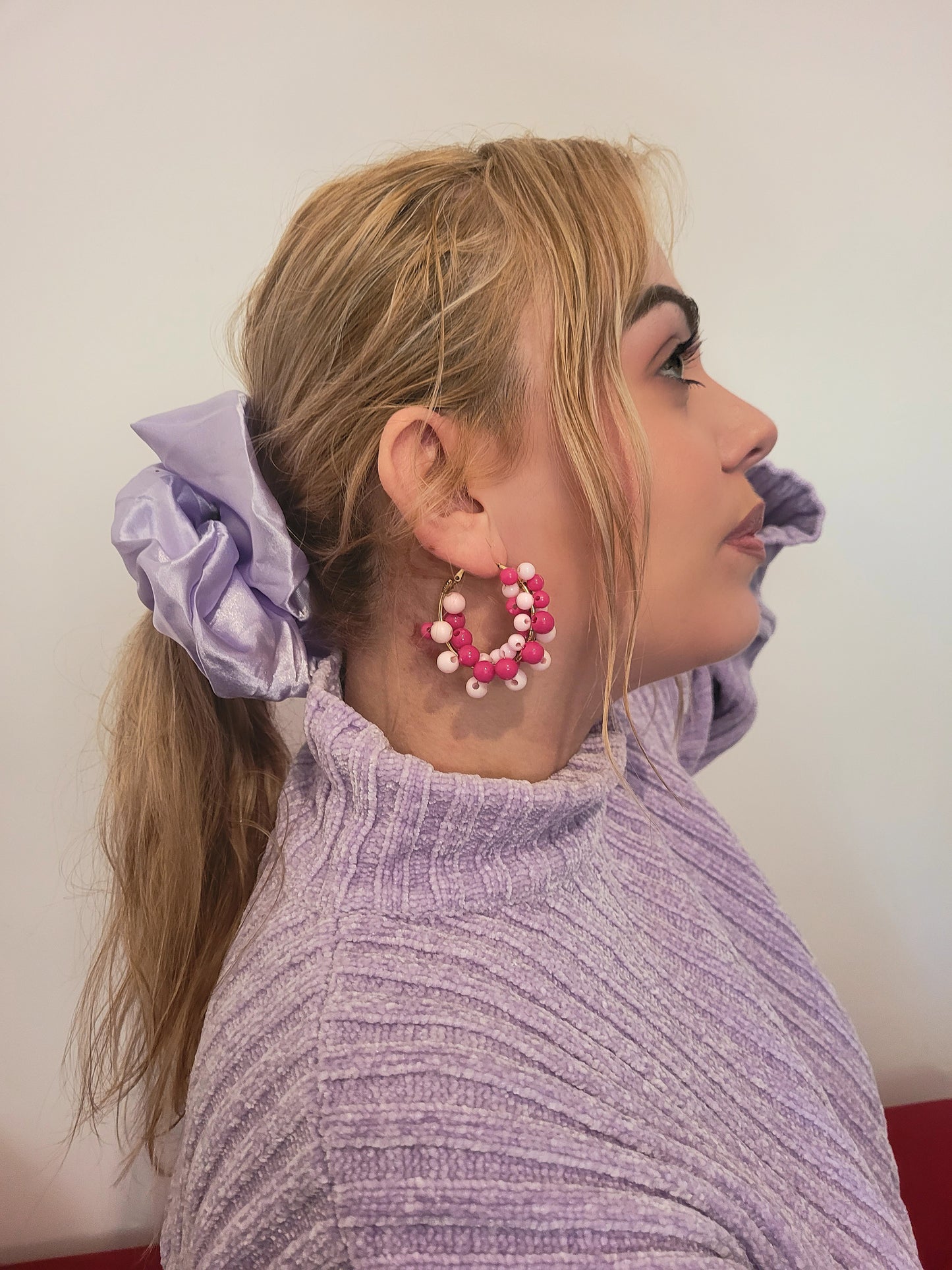 Maxi Chouchou lilas satiné