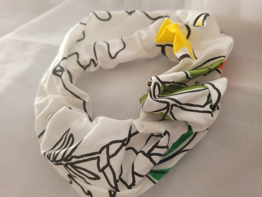 Chouchou à motifs