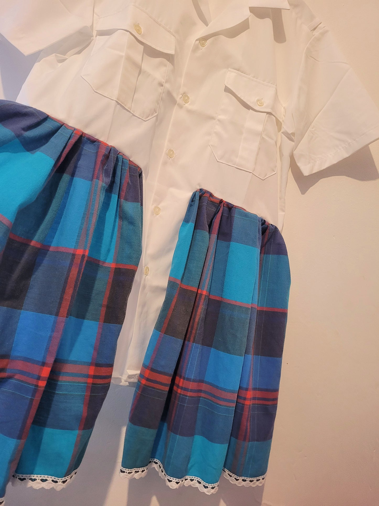 Robe Chemise Officier Madras