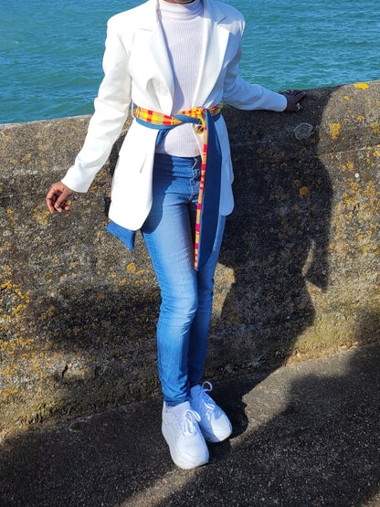 Ceinture Madras et Jeans