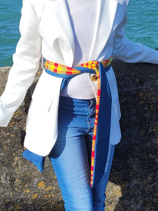 Ceinture Madras et Jeans