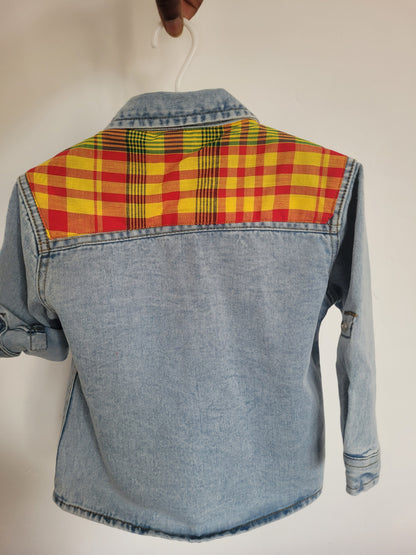 Chemise madras bébé