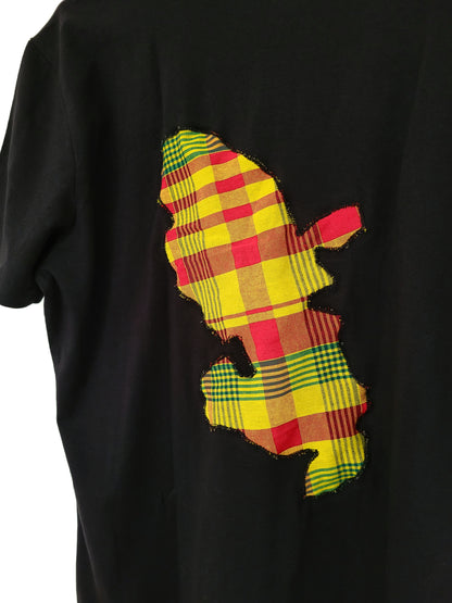 Tee-shirt Martinique brodé noir