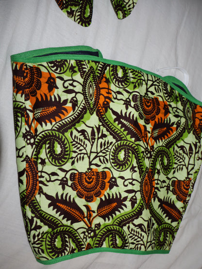 Bustier wax vert