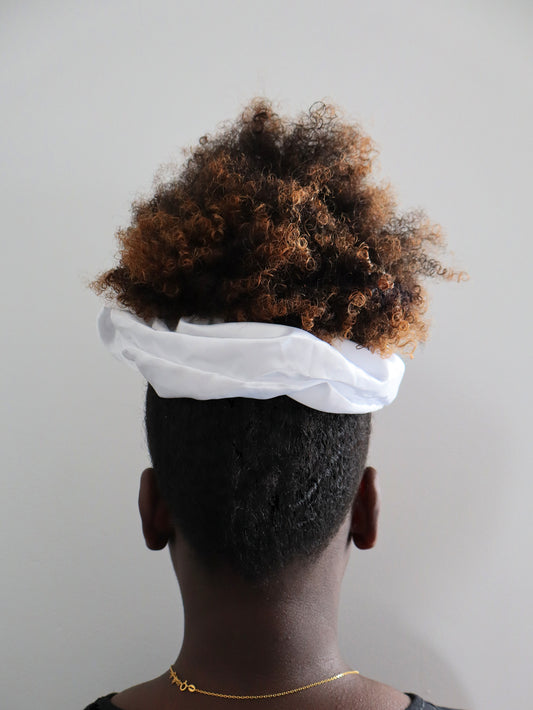 Maxi Chouchou blanc satiné