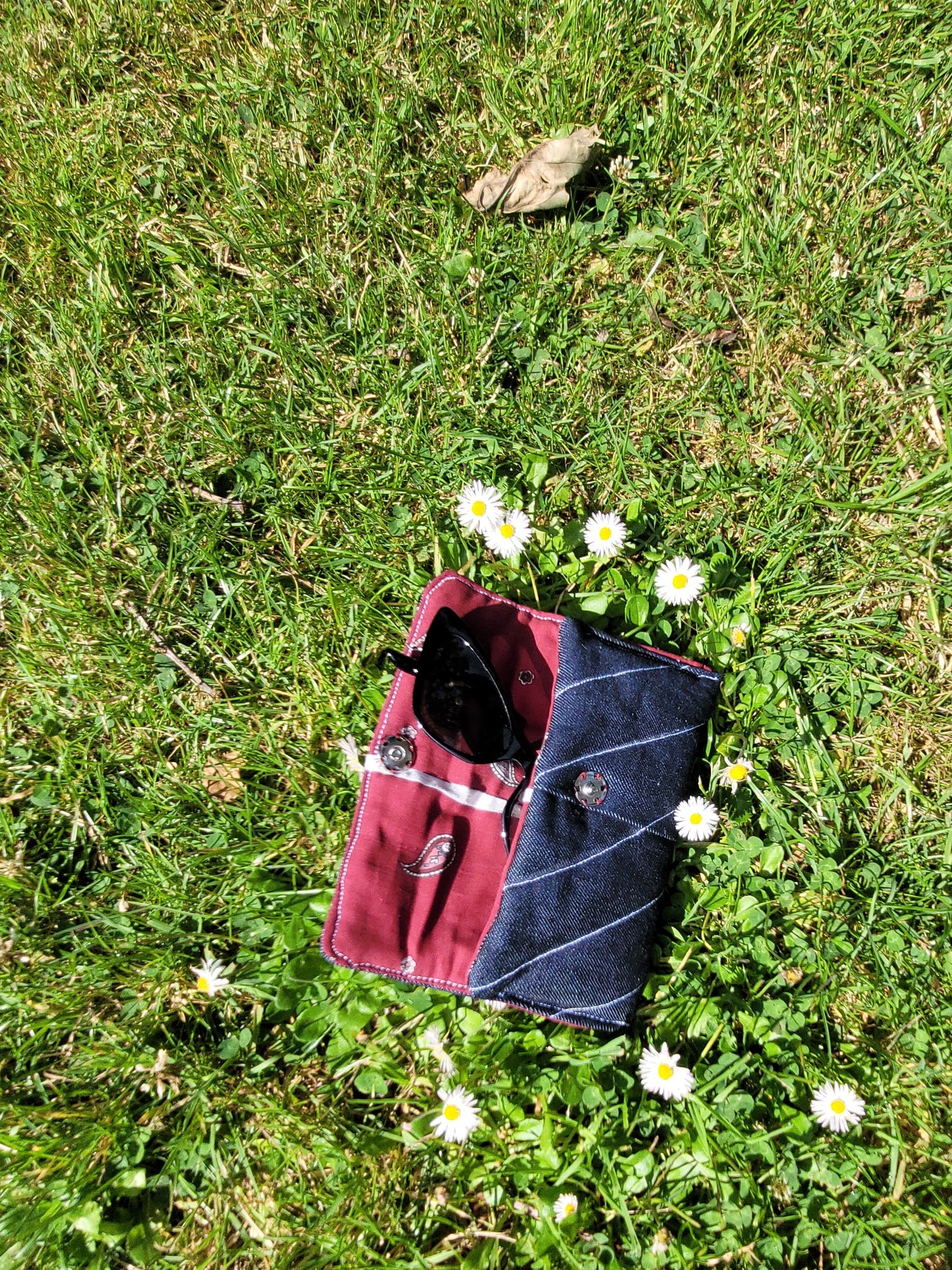 Étui à lunettes Jeans Paisley