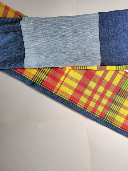 Ceinture Madras et Jeans
