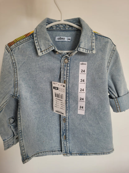 Chemise madras bébé