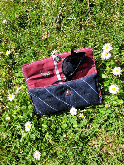 Étui à lunettes Jeans Paisley