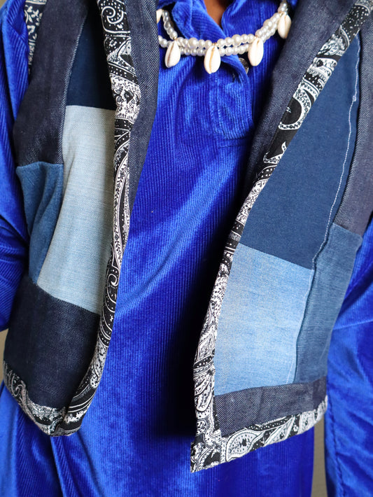 Gilet patchwork réversible