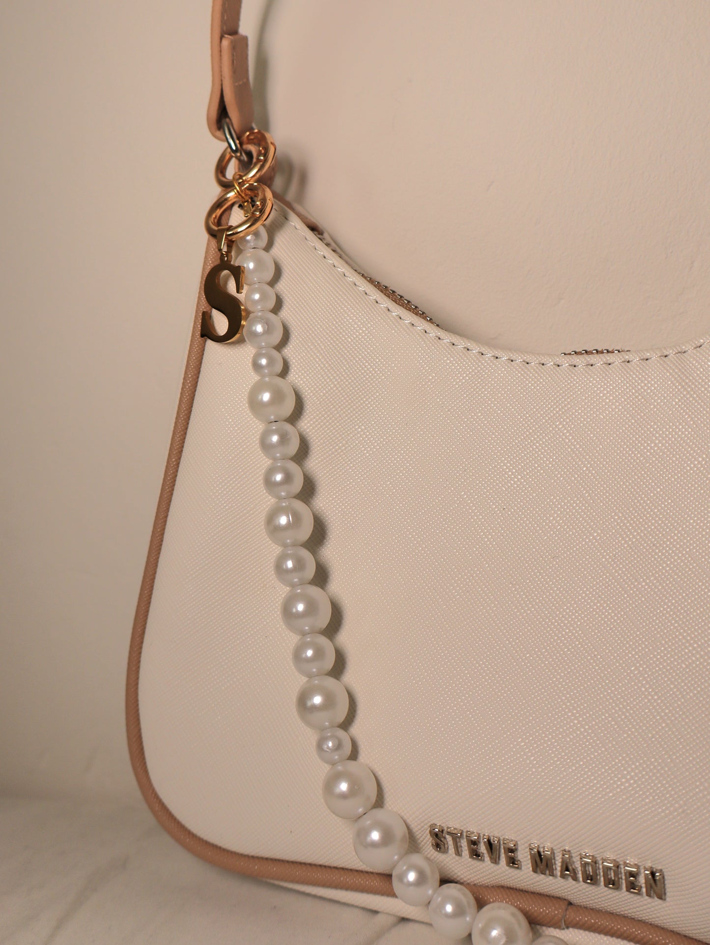 Chaîne de sac blanche nacrée