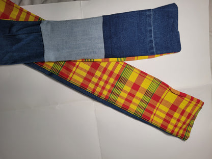 Ceinture Madras et Jeans