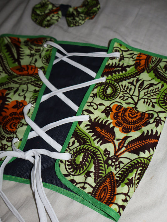 Bustier wax vert