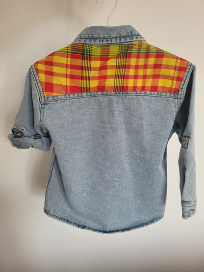 Chemise madras bébé