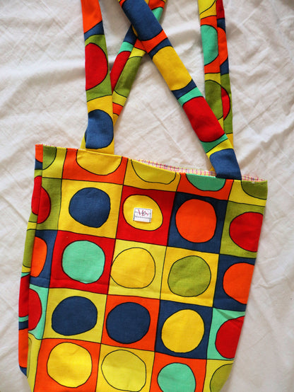 Tote bag multicolore